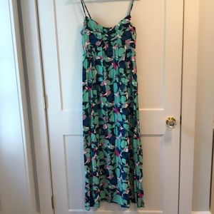 Gap Factory floral maxi dress